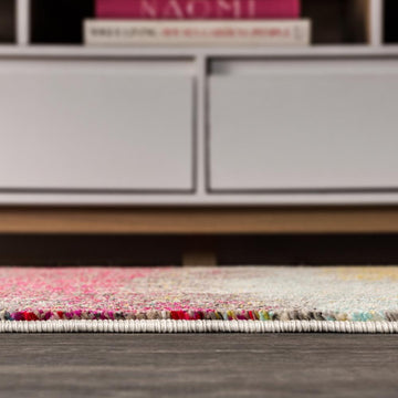 Contemporary Pop Modern Abstract Vintage Area Rug - JONATHAN Y
